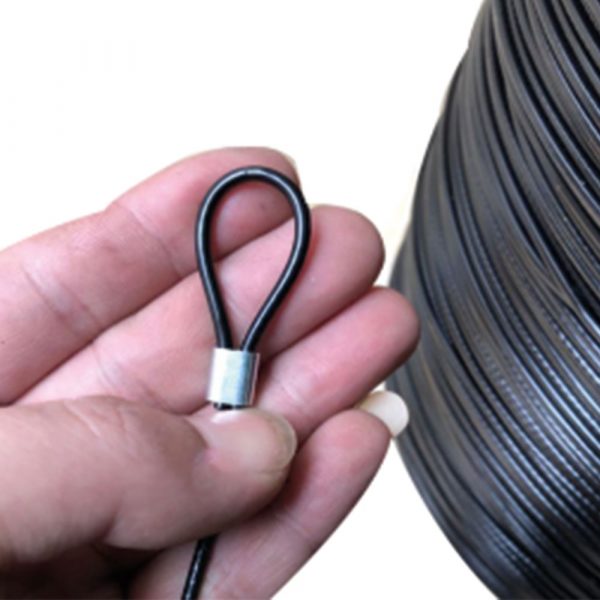 3,2 mm PVC KAPLI ÇELİK HALAT Siyah
(2+1 mm)